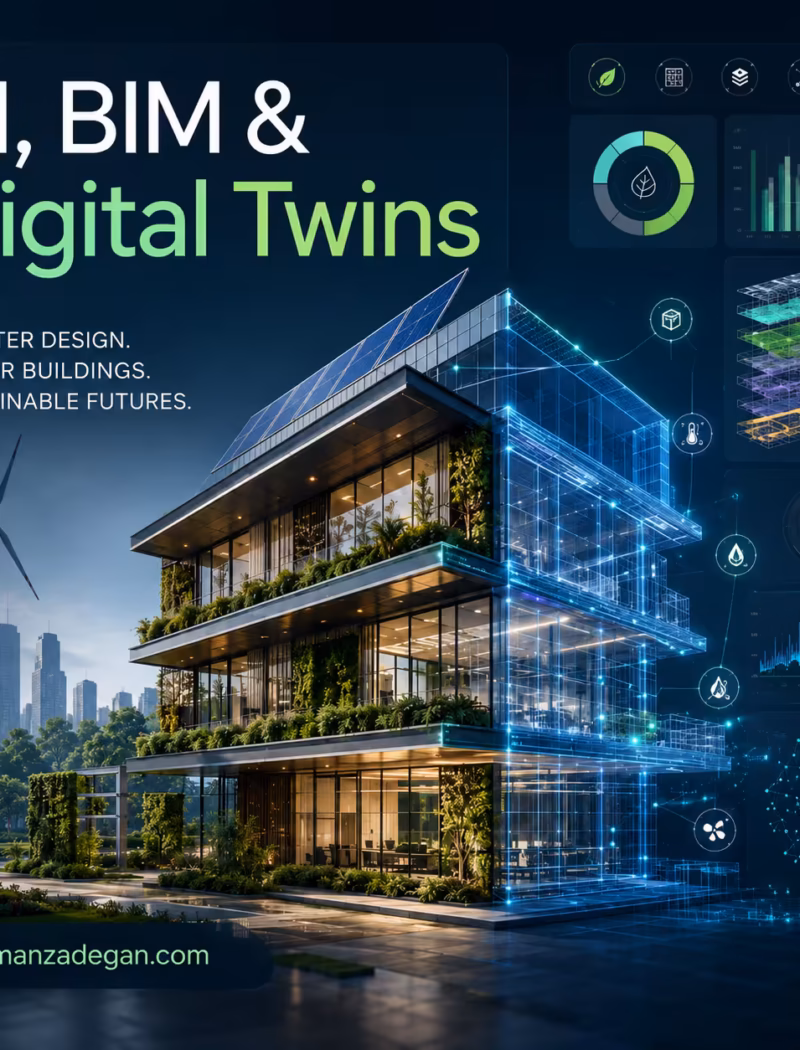 AI, BIM and Digital Twins for Sustainable Buildings: From Carbon Data to Operational Intelligence